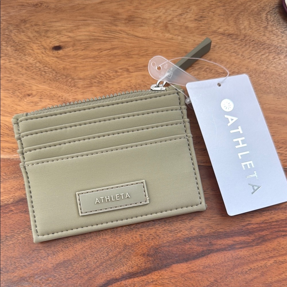 Athleta Olive Key & Card Holder